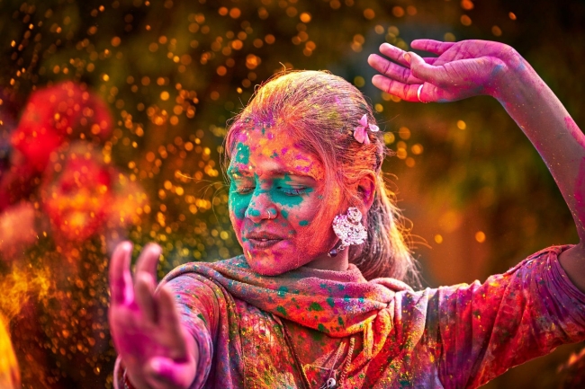 India🕌, Festival de los Colores Holi 🎉🎊✨