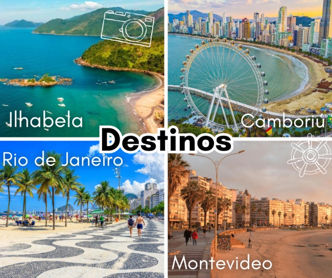 Crucero a Brasil, en Carnaval,  LAMONICA 🚢⚓🌊