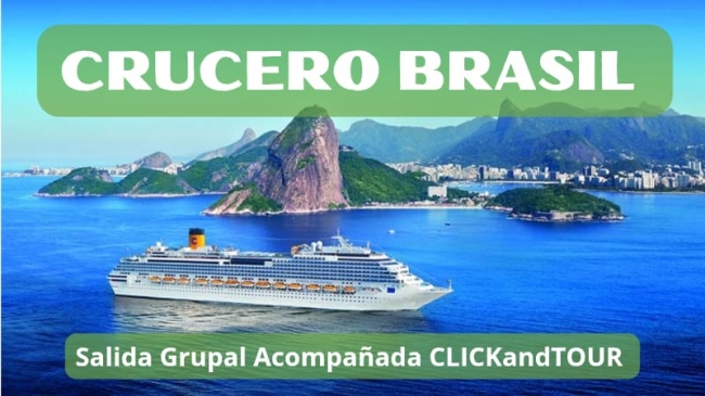 Crucero a BRASIL🚢Costa Serena ⚓Salida Grupal Acompa�ada  ClickandTour🏞️💫🛟
