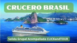 Crucero a BRASIL🚢Costa Serena⚓Grupal Acompa�ada ClickandTour🏞️ 31 Ene 27💫🛟 