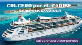 Crucero CARIBE🚢Salida CLICKandTOUR⚓Grupal  Acompa�ada 📆5/Feb/27✨⛱️🌞